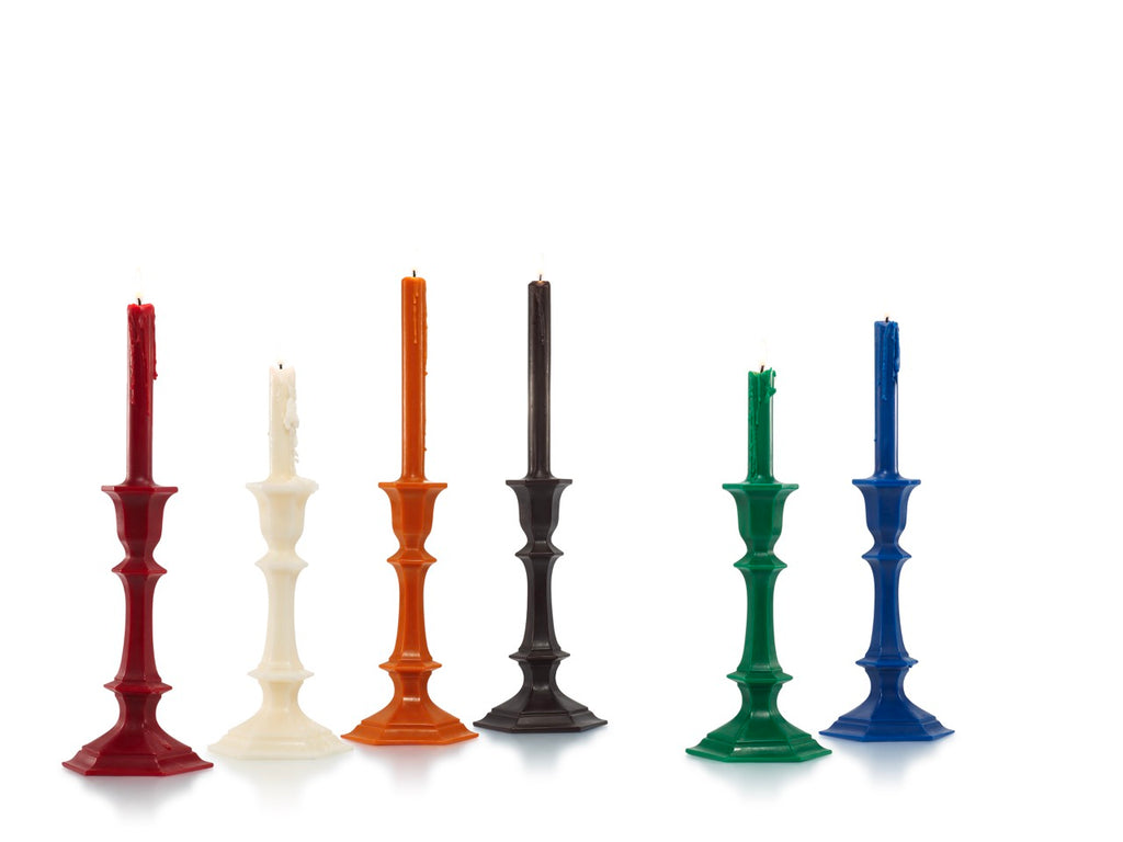 Harcourt Candlestick Candle in Green