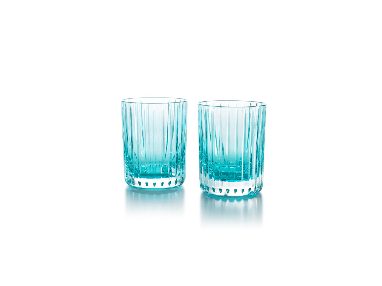 Harmonie Double Old Fashion Tumbler in Pastel Turquoise, Set of 2