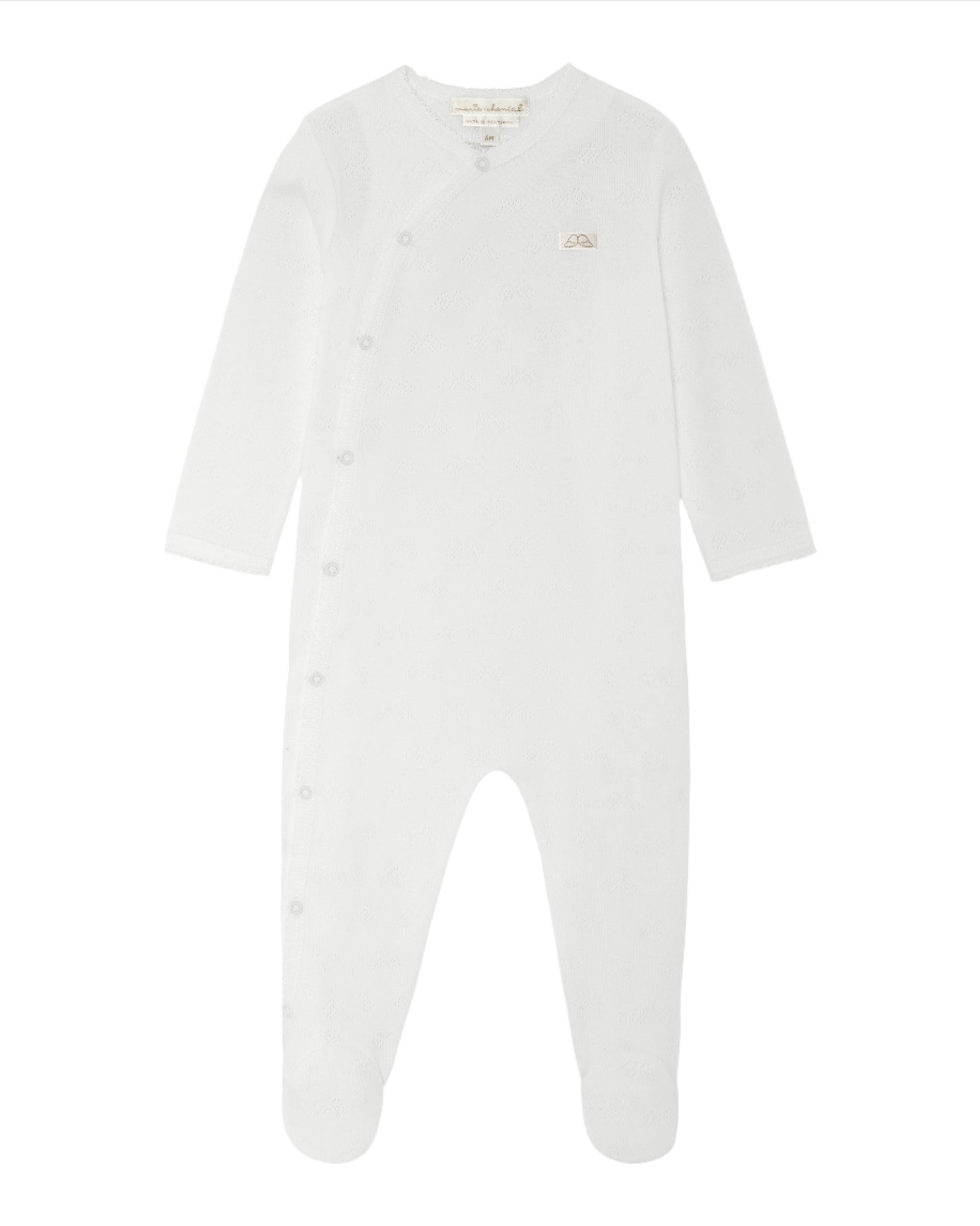 Pointelle Cotton Sleepsuit