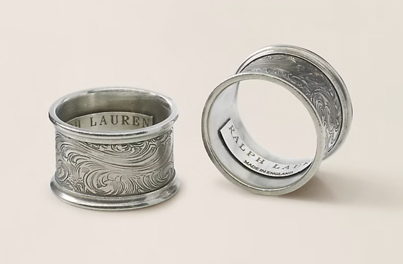 Aidan Napkin Ring Set