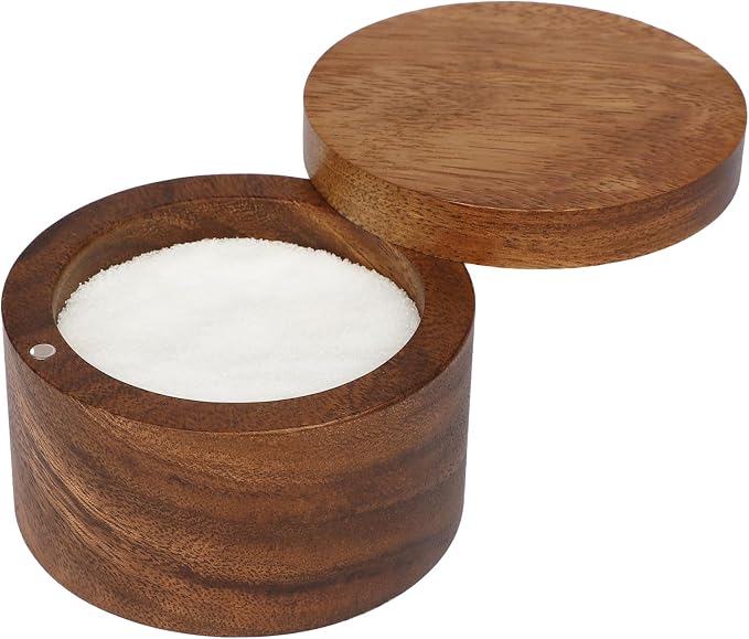 Acadia Wood Salt Cellar