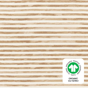 All-Stages® Bassinet Sheet in GOTS Certified Organic Brushed Cotton by Nate Berkus in Autumn Stripe