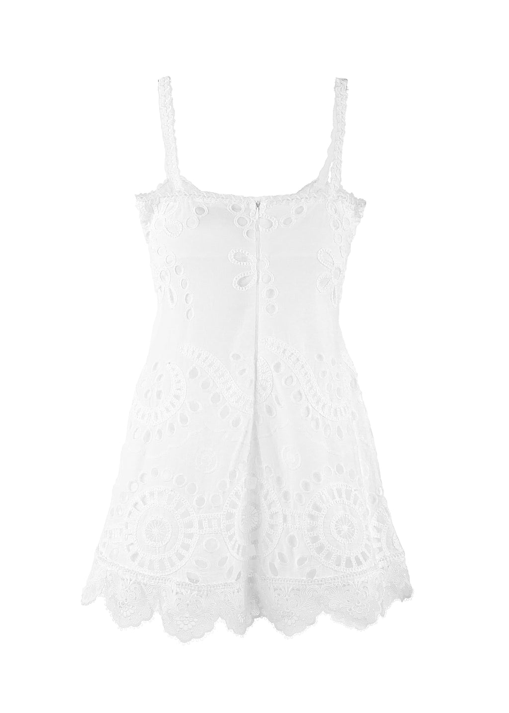Bloom Mini Dress in White