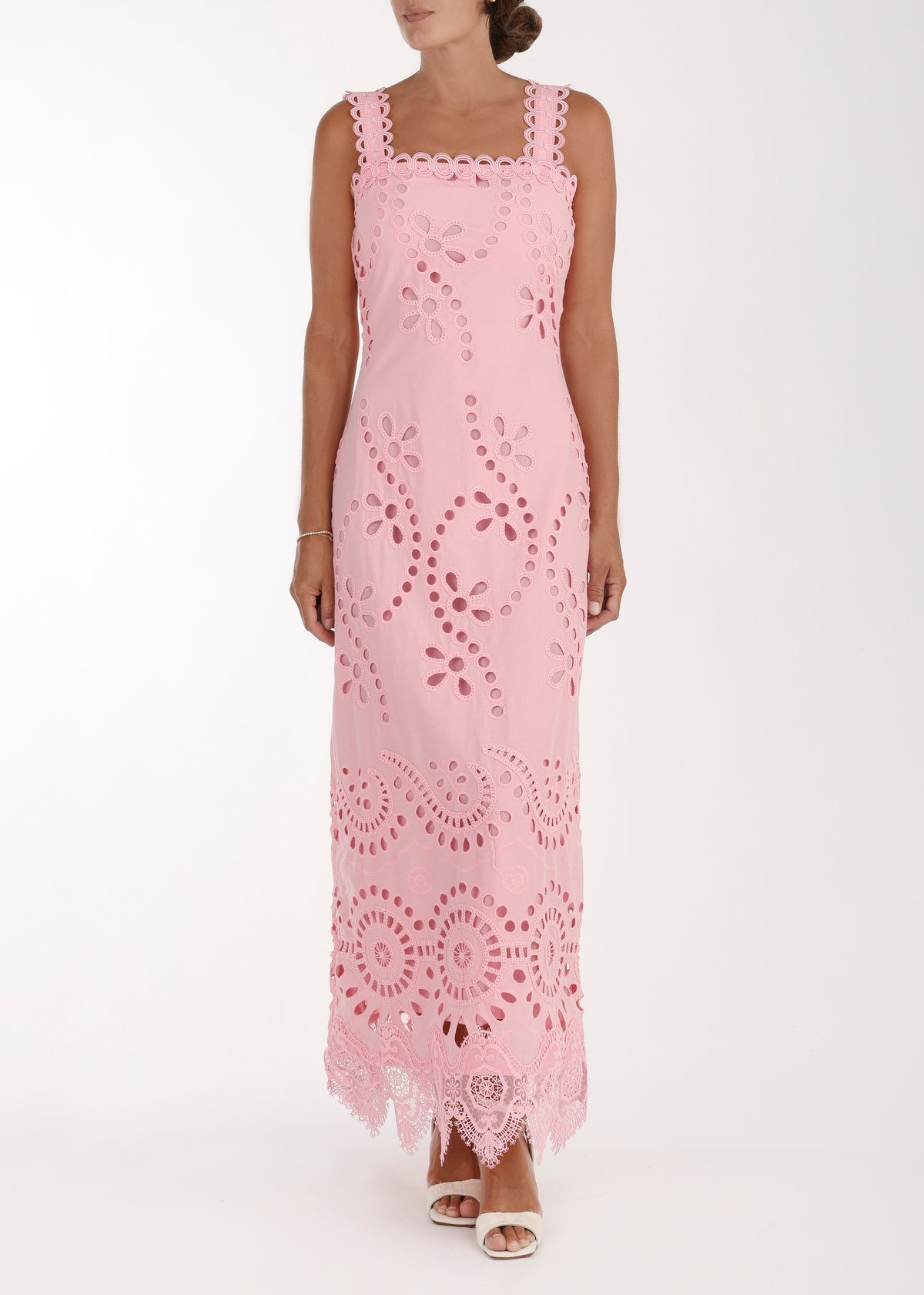 Le Bouquet Maxi Dress in Pink