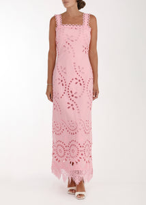 Le Bouquet Maxi Dress in Pink