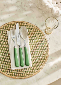 Green Teaspoons, Set of 2