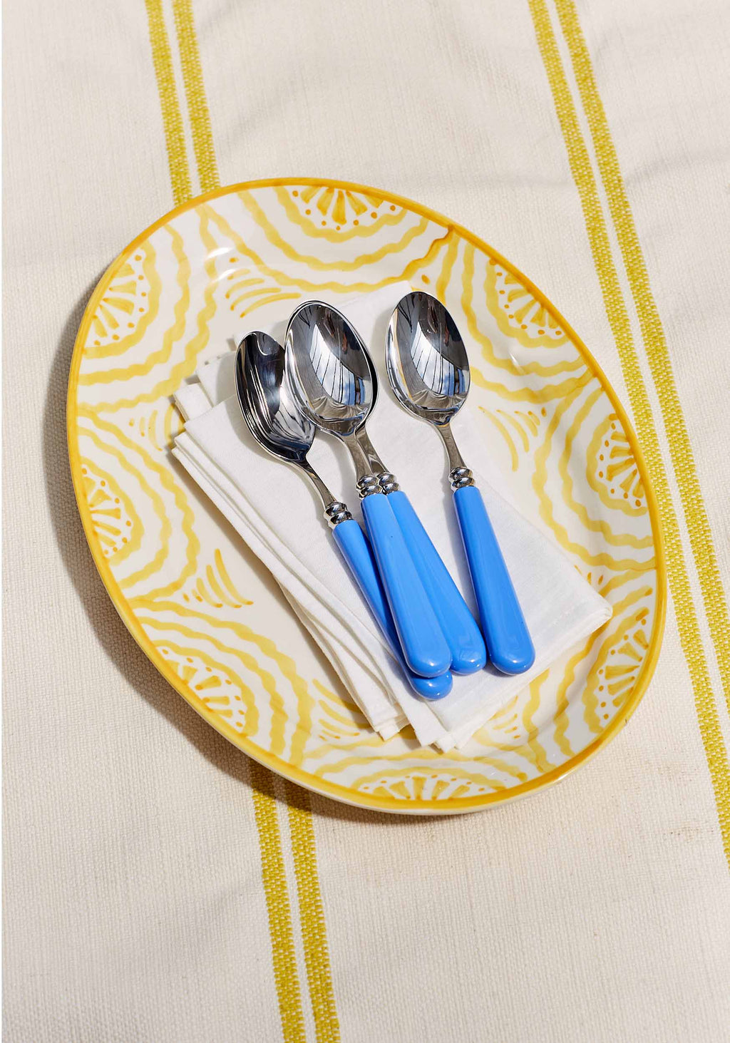 Sky Blue Teaspoons, Set of 2
