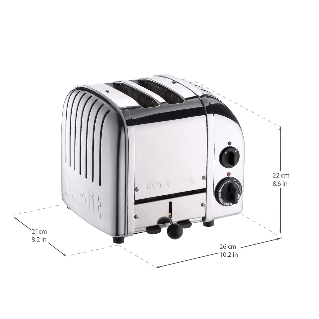 2 Slot Classic Toaster in Polished Chrome