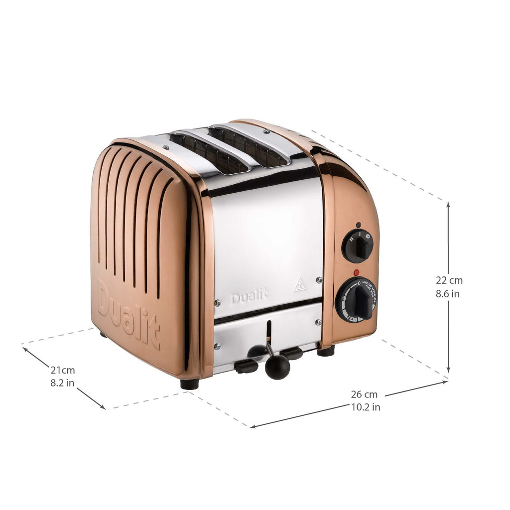 2 Slot Classic Toaster in Copper
