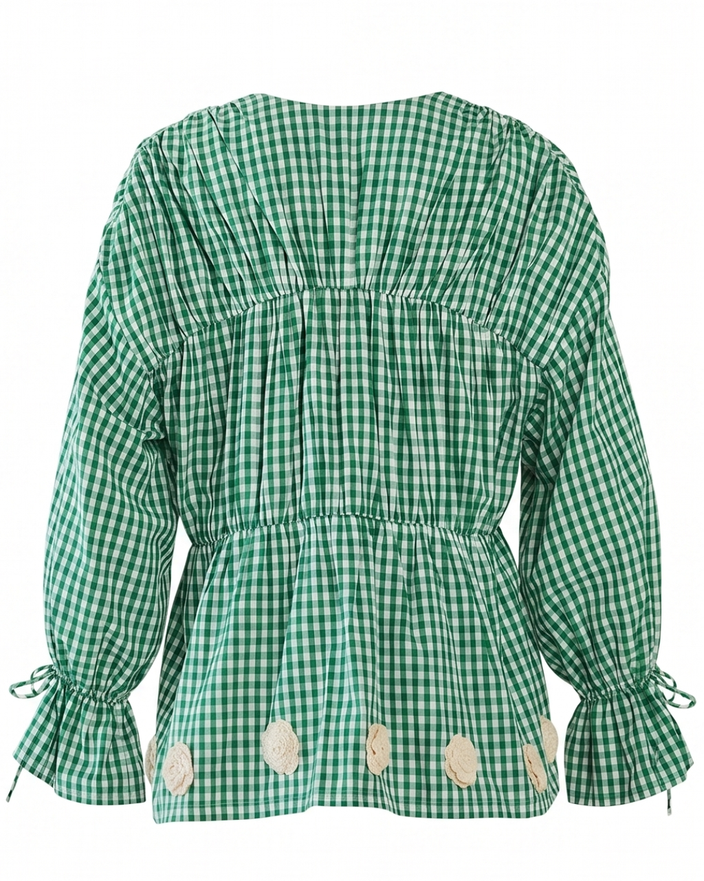 Isle Top in Meadow Gingham