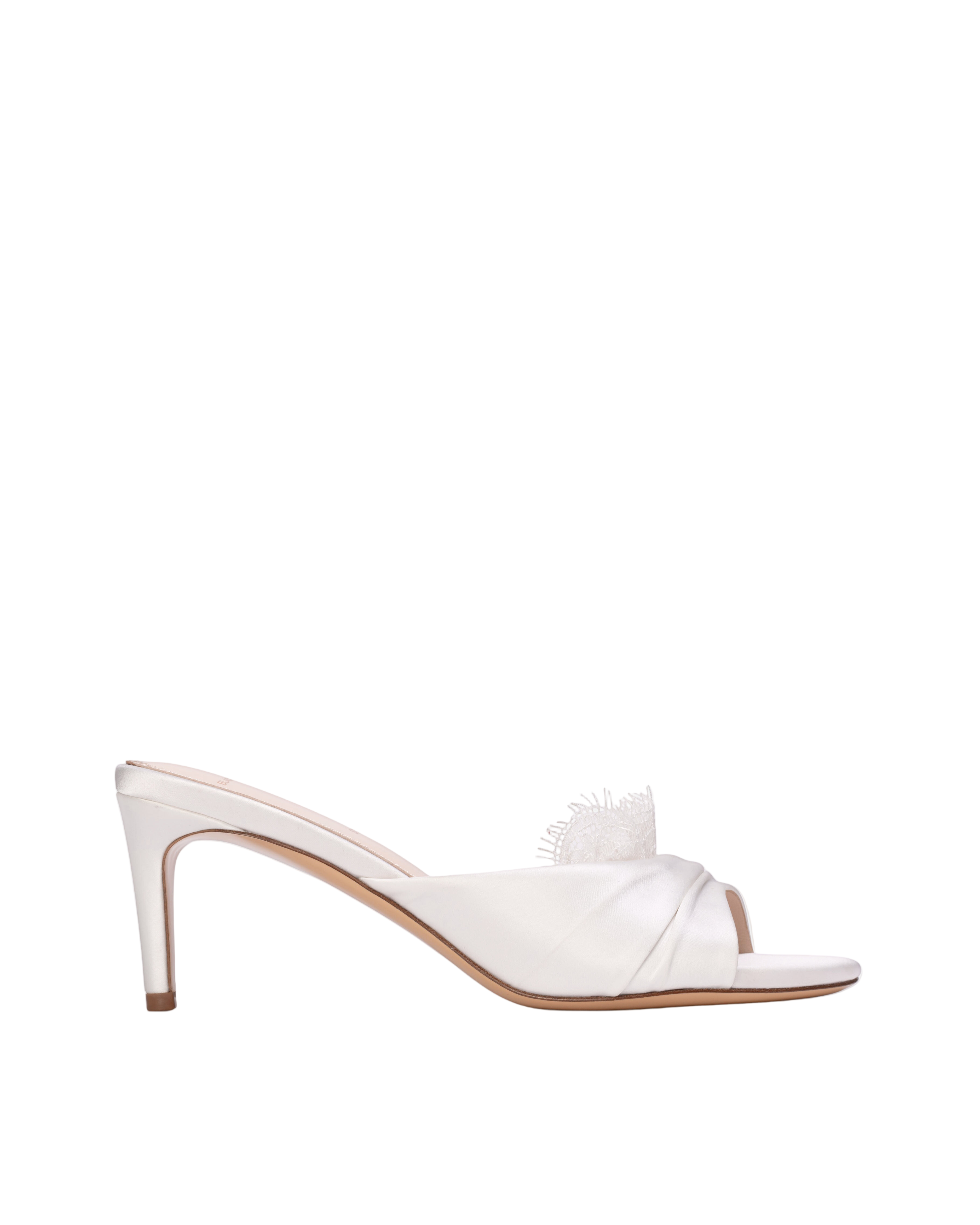 Lacey 65 in White Satin