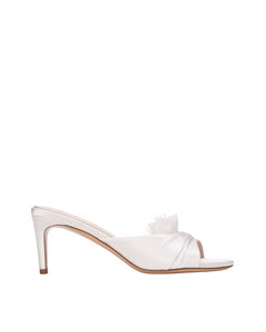 Lacey 65 in White Satin