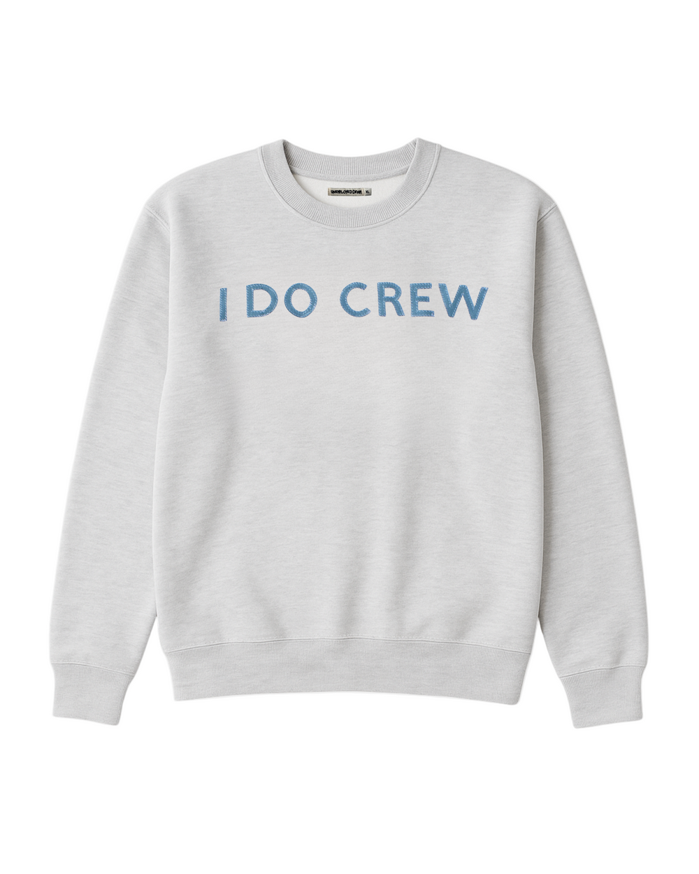 Denim Letter Sweatshirt