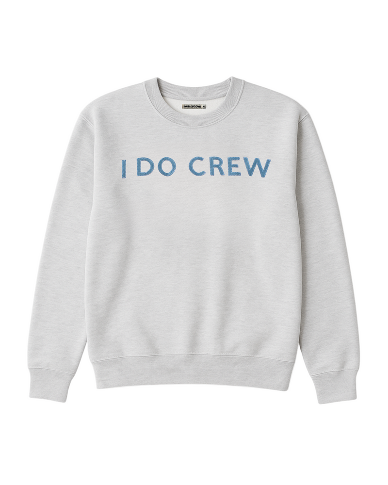 Denim Letter Sweatshirt