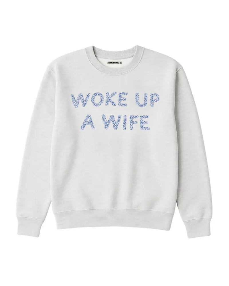 Floral Letter Sweatshirt