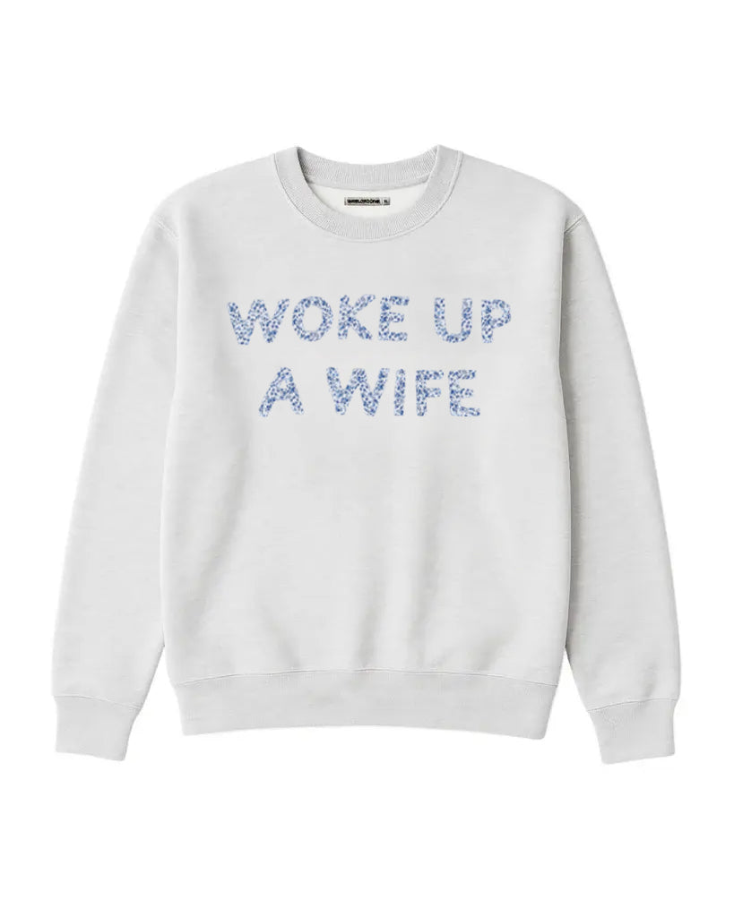 Floral Letter Sweatshirt