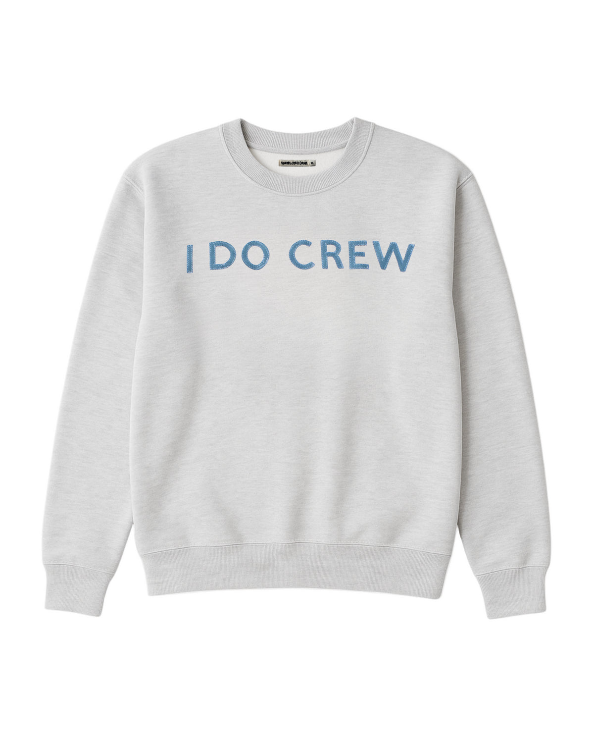 Denim Letter Sweatshirt