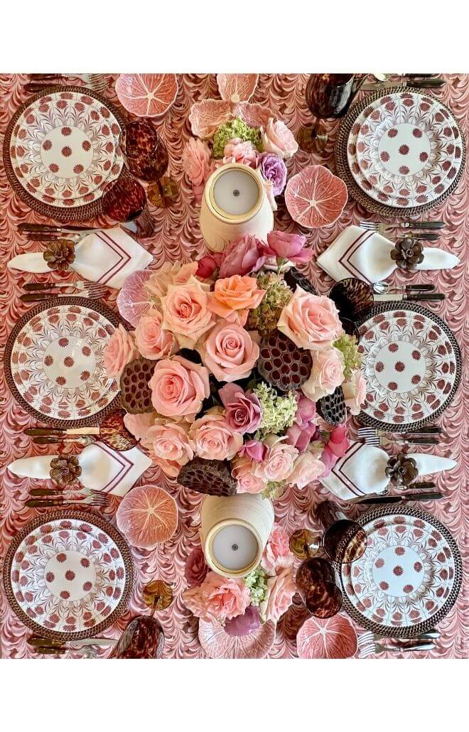 Daisy Plate in Magenta