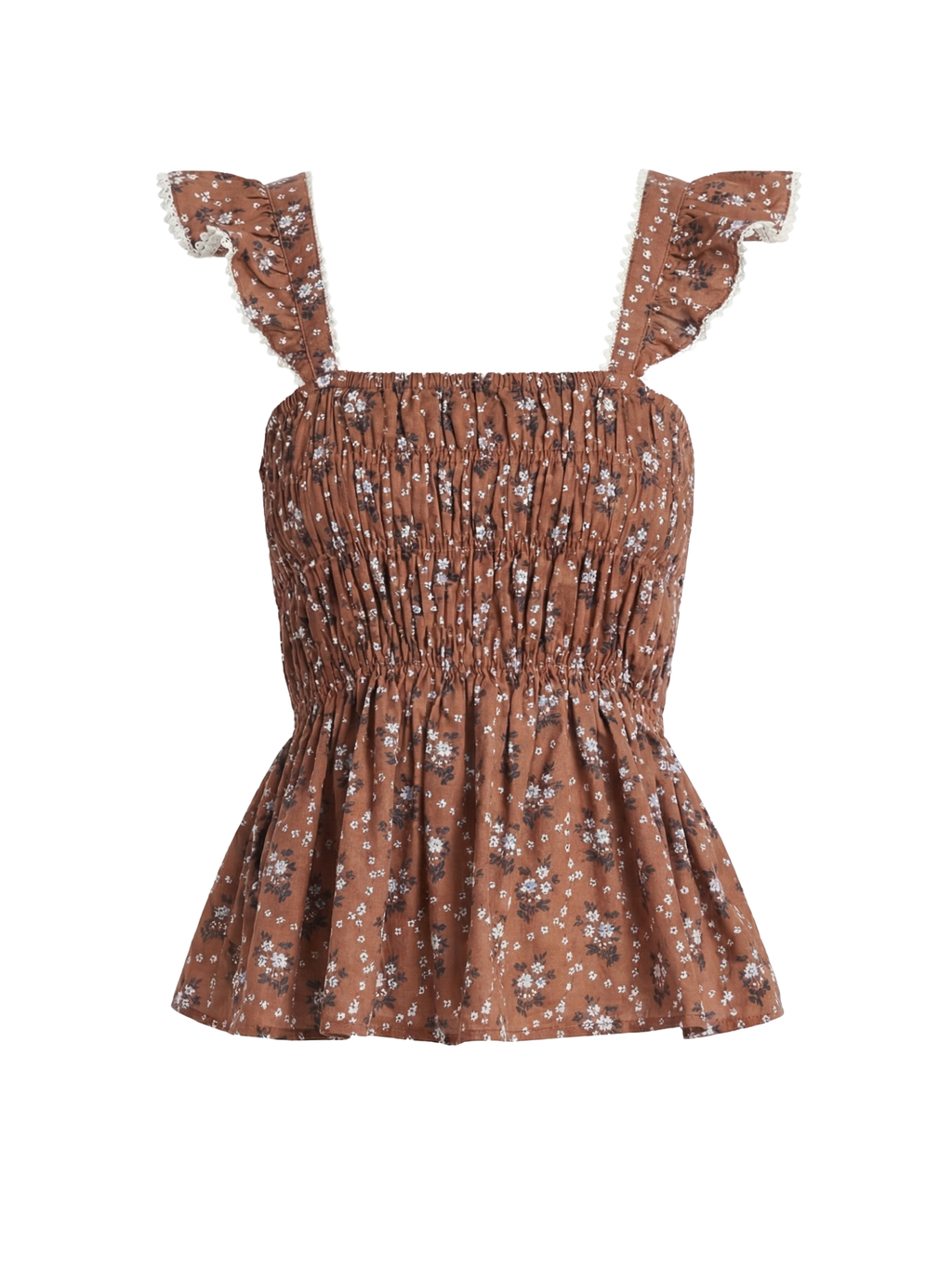 Penny Top in Marigold Honey Floral