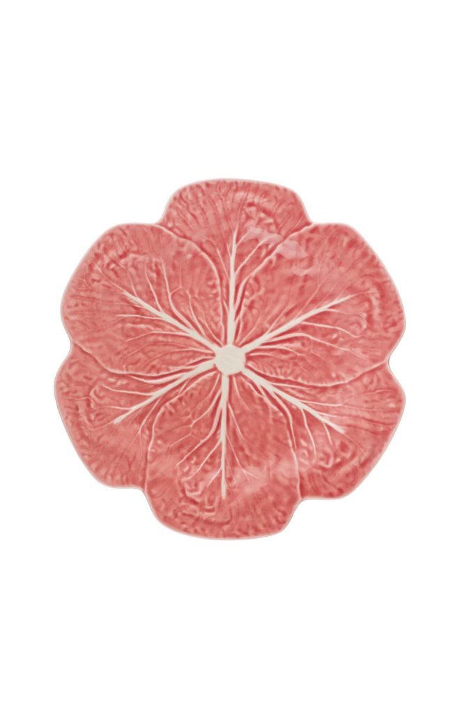 Cabbage Dinner Plate in Pink