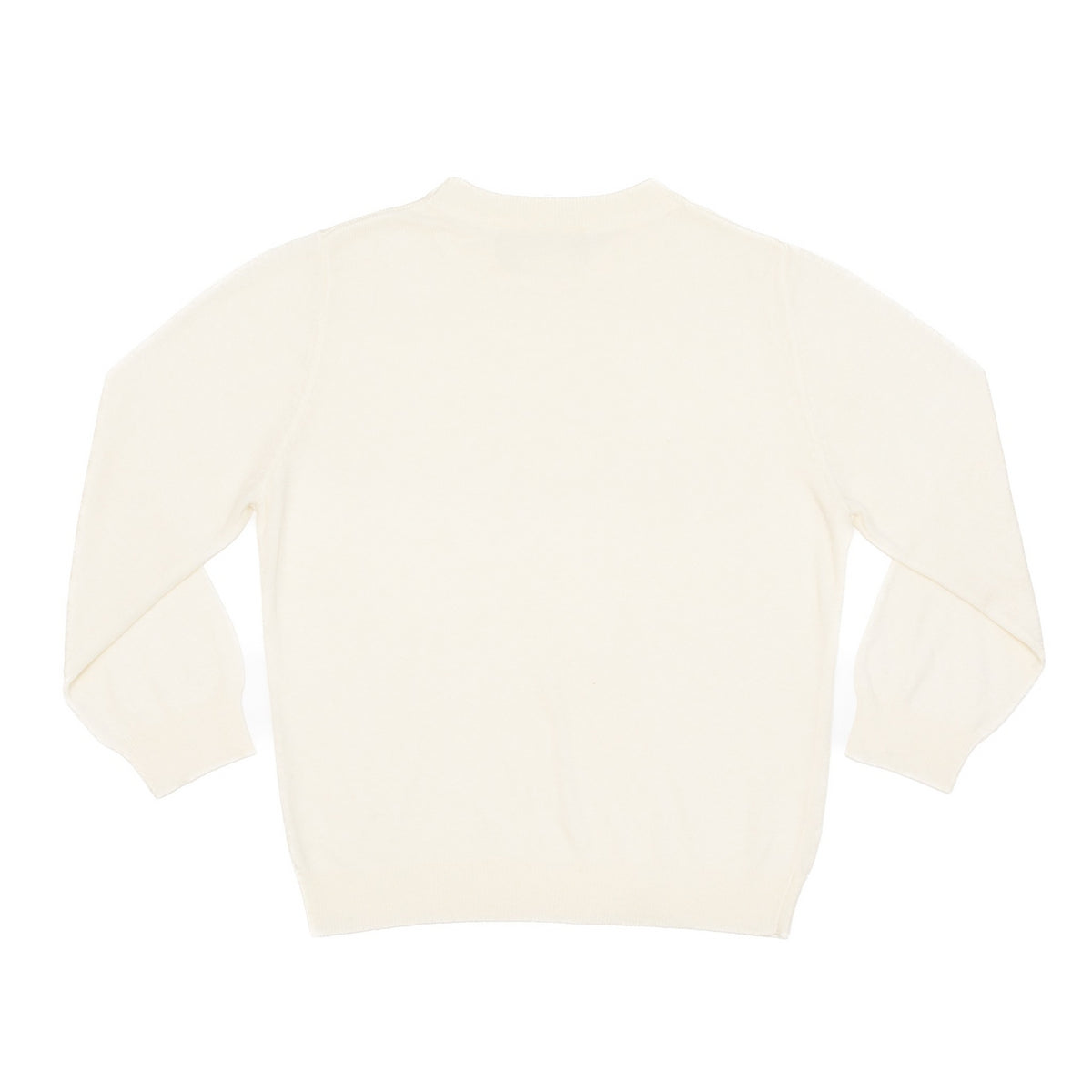 Henry Duvall boys ivory crewneck sweater, classic fall knitwear for school, holidays, and layering, cozy anti-pilling knit