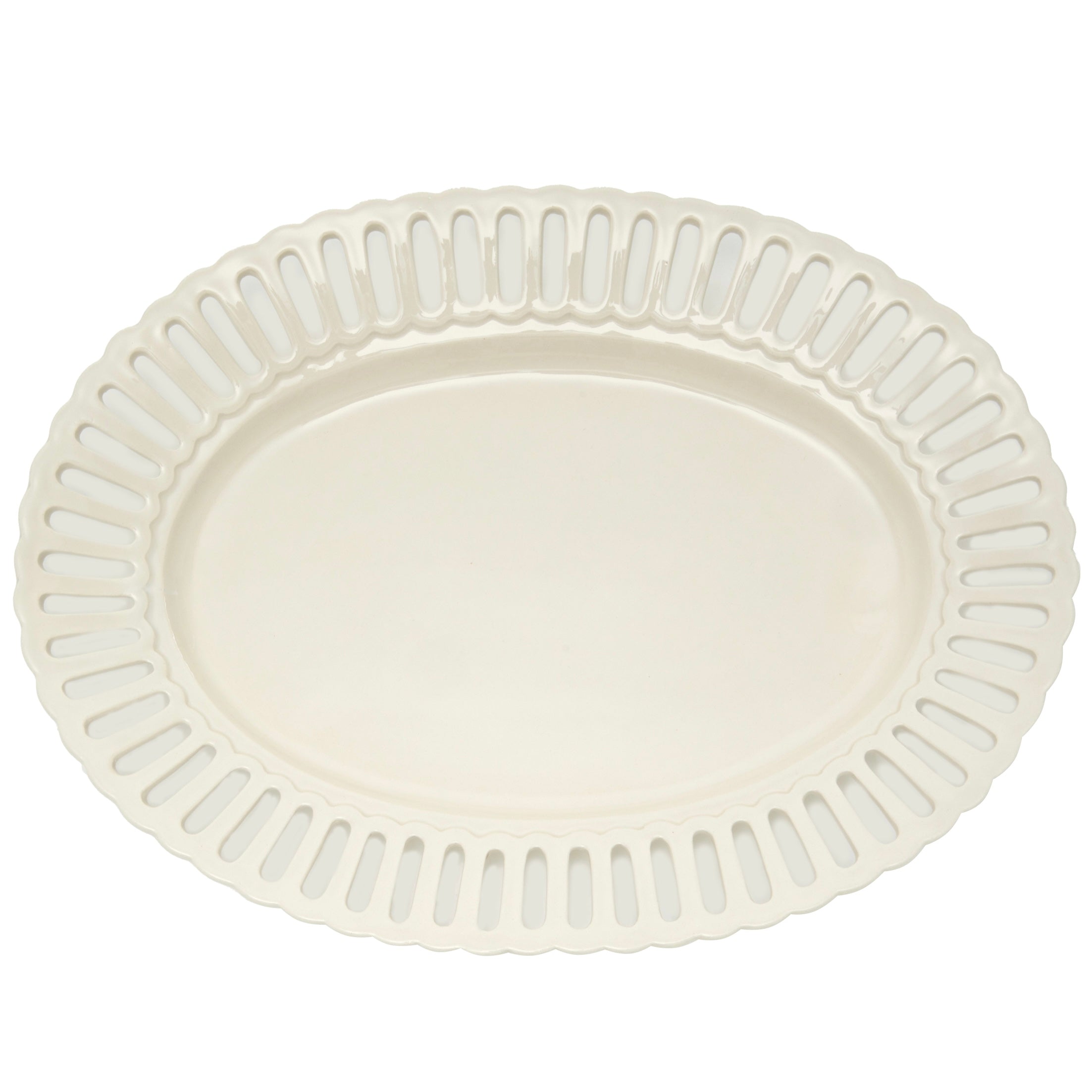 Balconata Creamware 15” Serving Tray