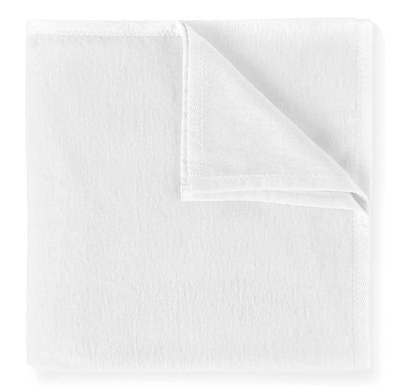 All Seasons Cotton Blanket, White