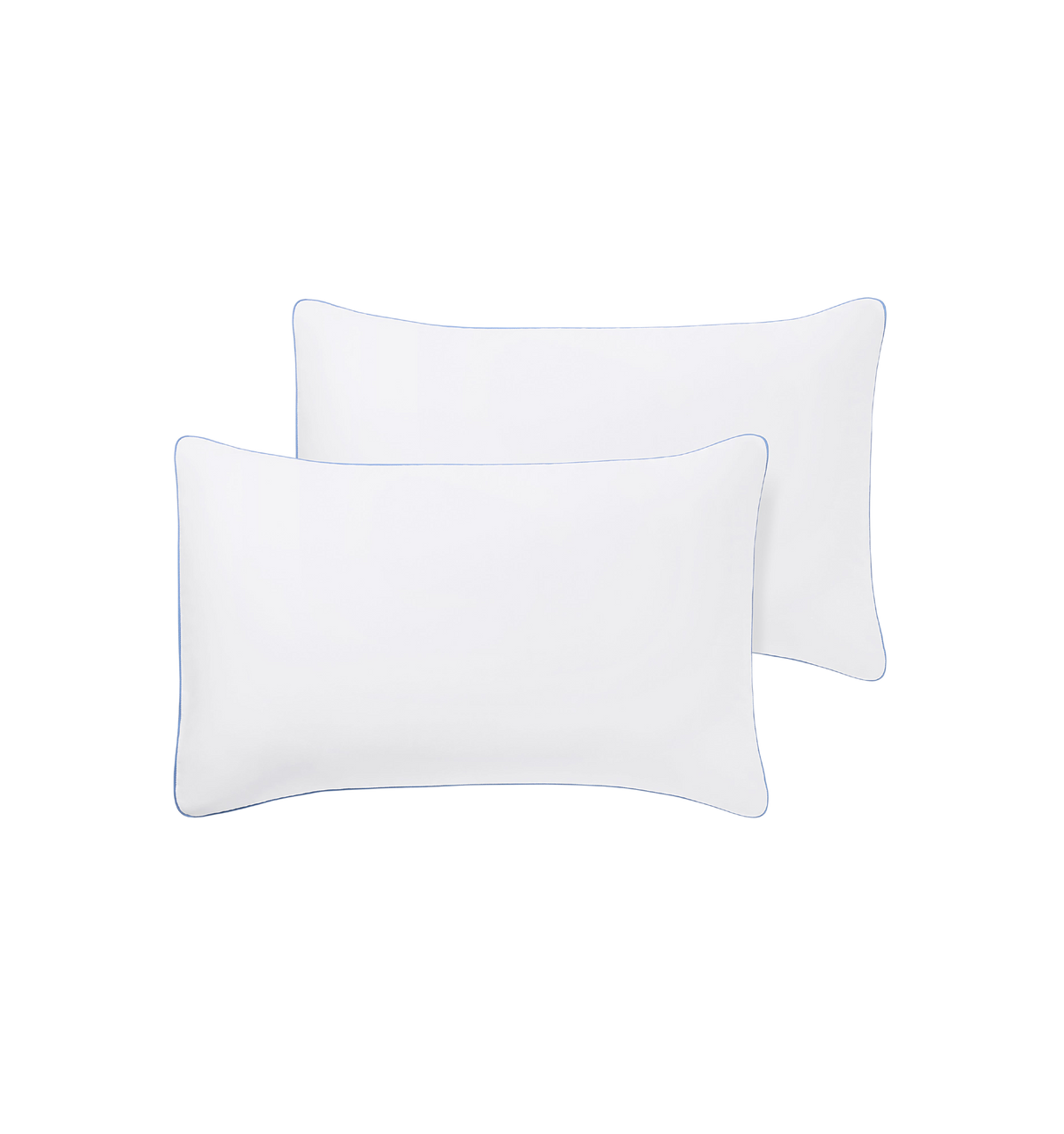 Savile Pillowcase Set in Powder Blue