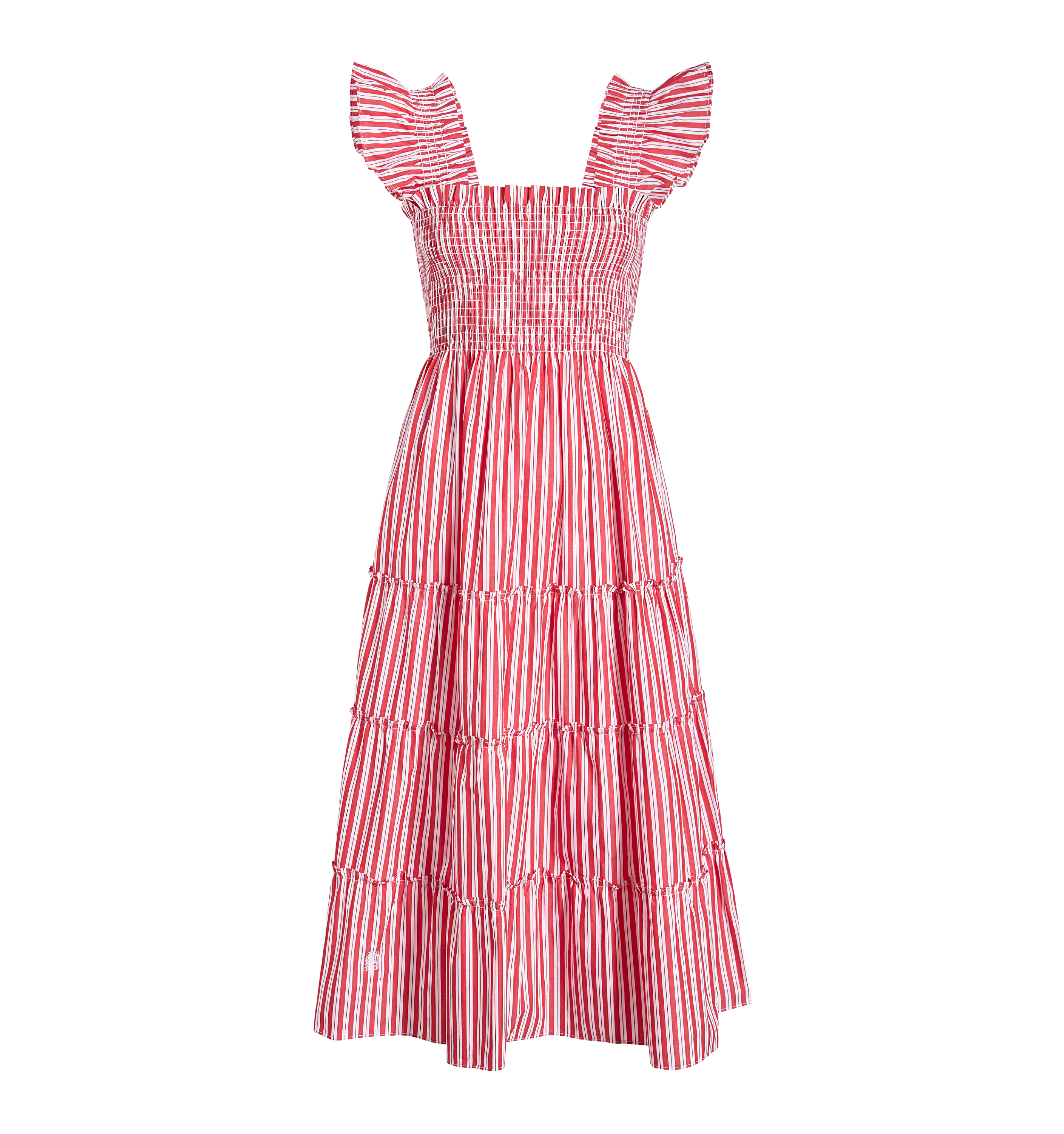 The Ellie Nap Dress in Red Stripe