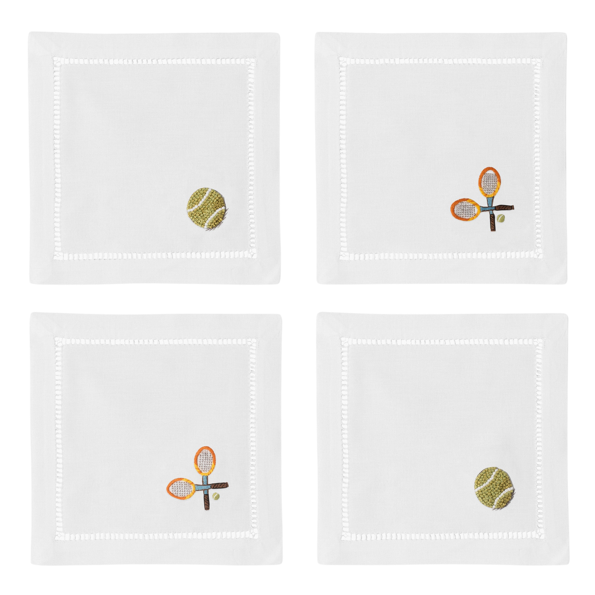 Tennis Mixed Cocktail Napkin Set