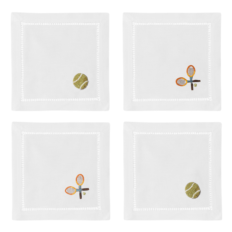 Tennis Mixed Cocktail Napkin Set