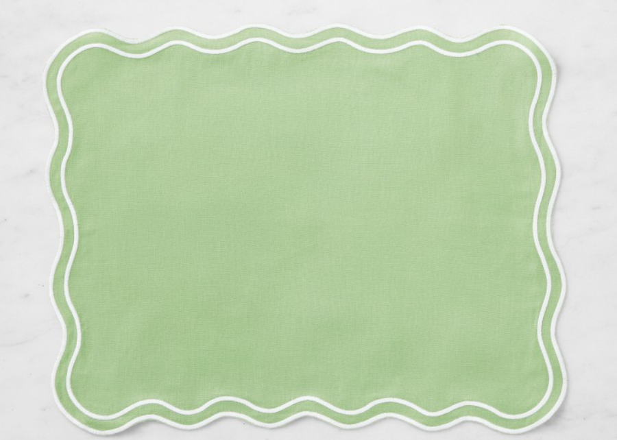 AERIN Scalloped Placemats, Set of 4
