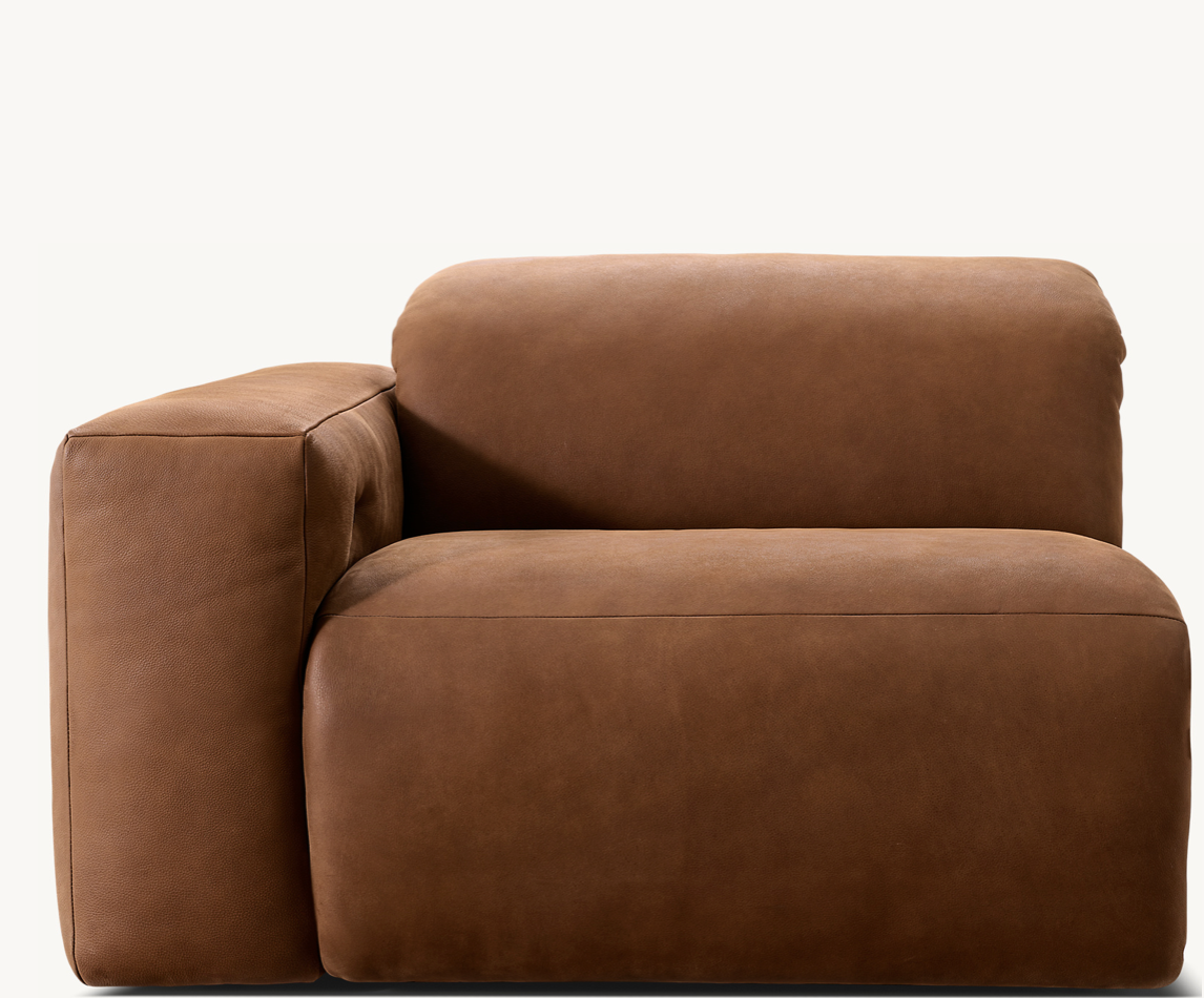 Blake Motion Modular Leather Left-Arm Chair