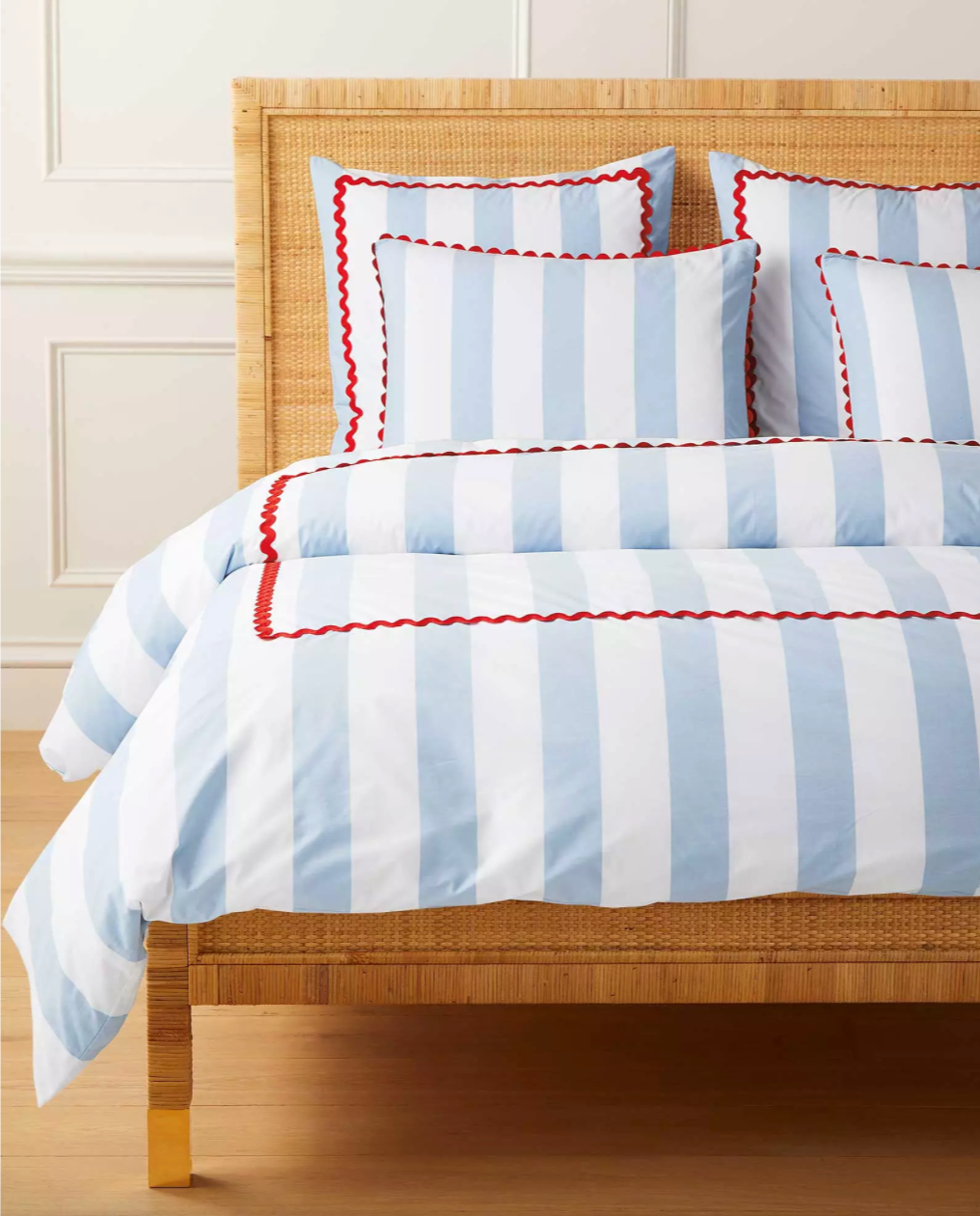Beach Club Stripe Percale Duvet Cover
