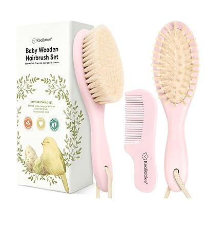 Baby Hair Brush Set for Newborns