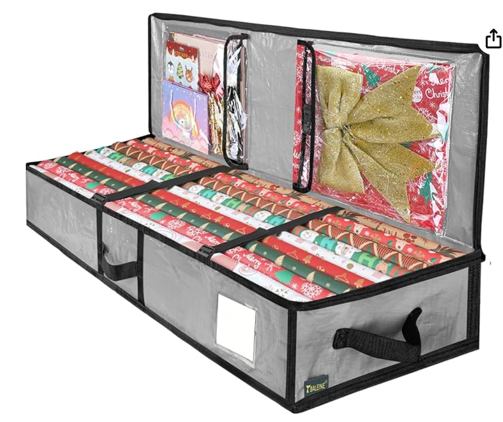 Christmas Wrapping Paper Storage
