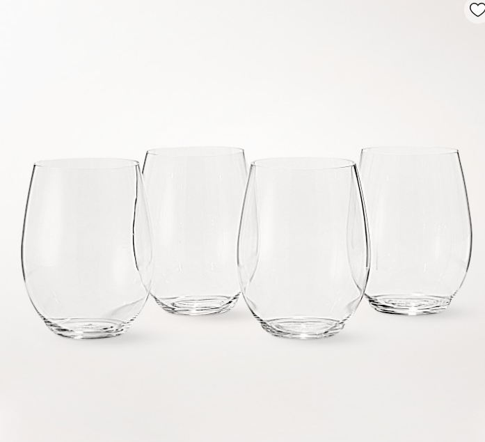 "O" Chardonnay Wine Glasses, Buy 3, Get 4 Set