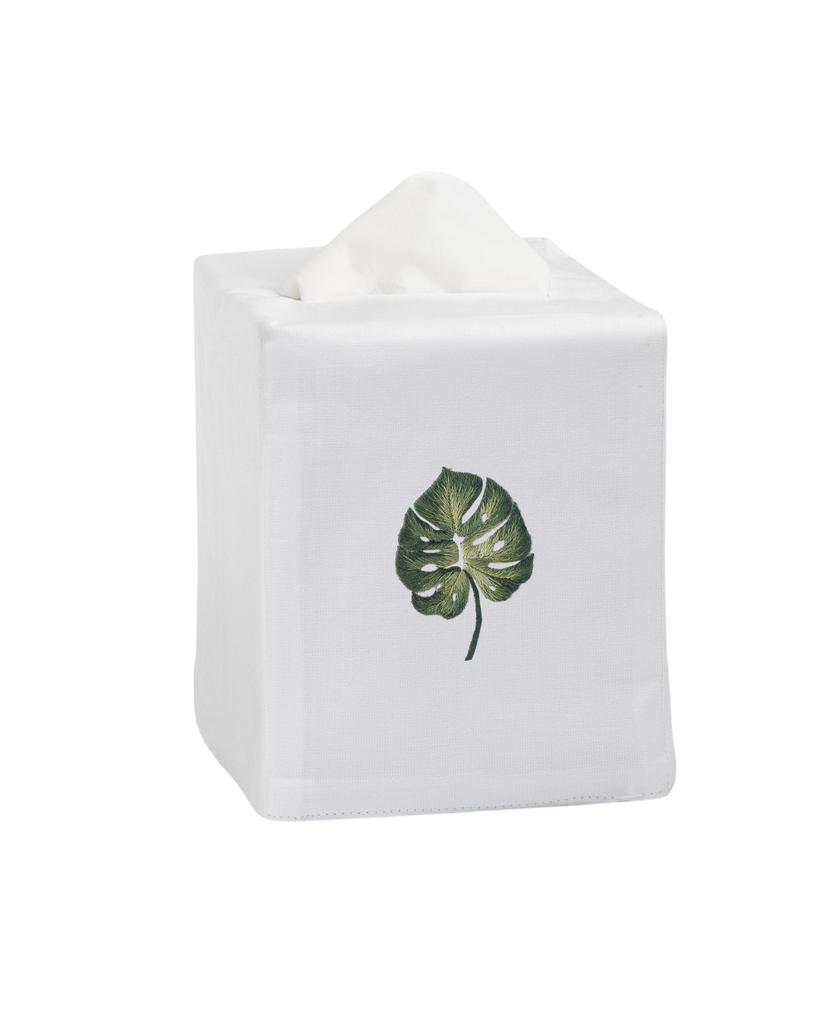 Tropical Leaf Tissue Box Cover