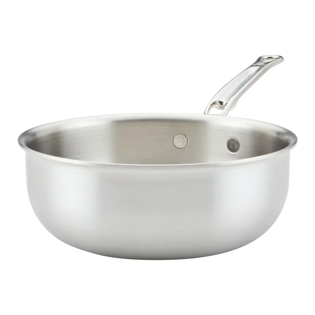 Commercial Clad Stainless Steel Saucier 2 qt.