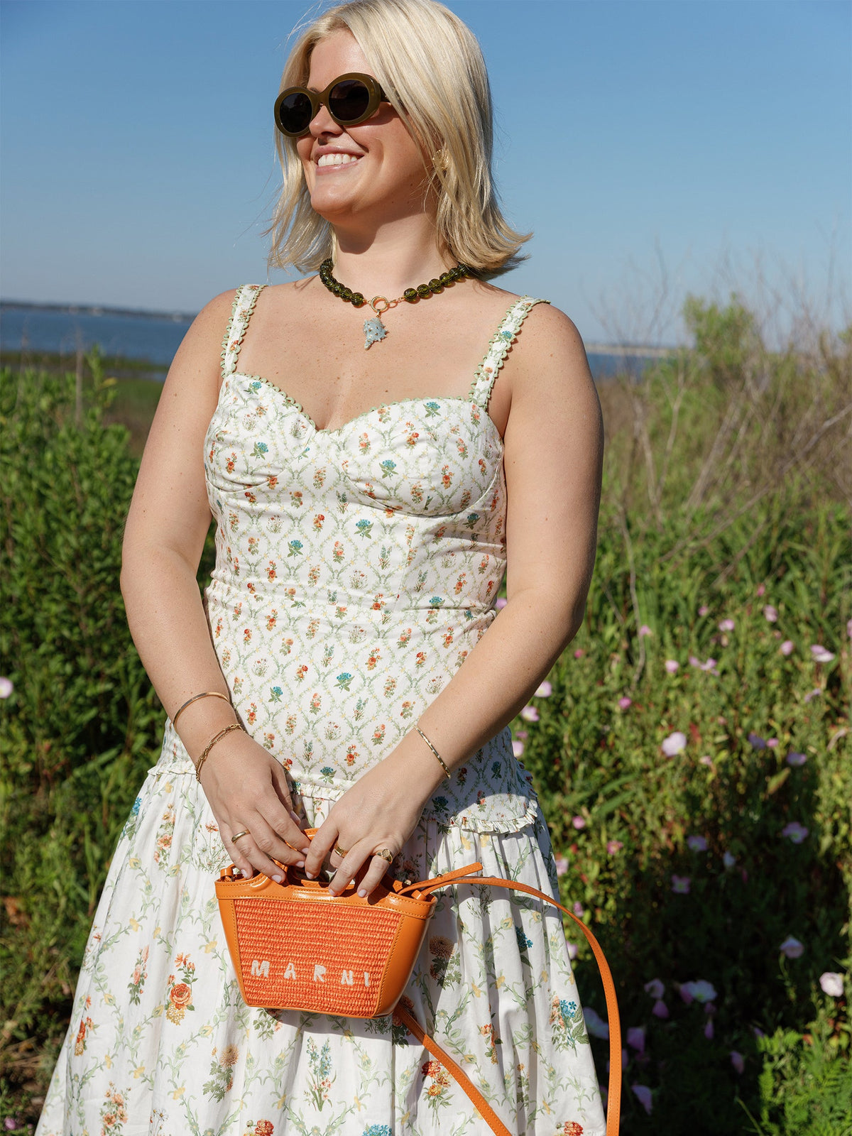 Lydia Dress x Sadie Loving in Blanc Bouquet