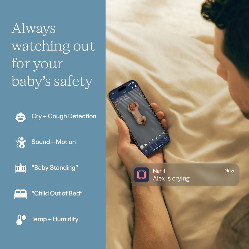 Nanit Pro Smart Baby Monitor & Wall Mount
