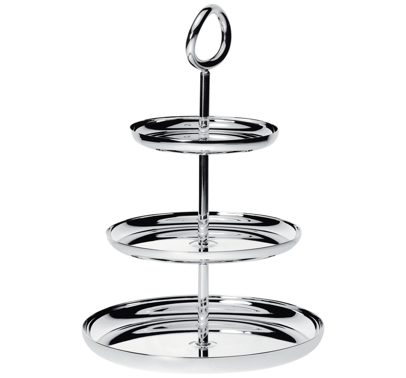Vertigo Silver-plated 3-Tier Pastry Stand