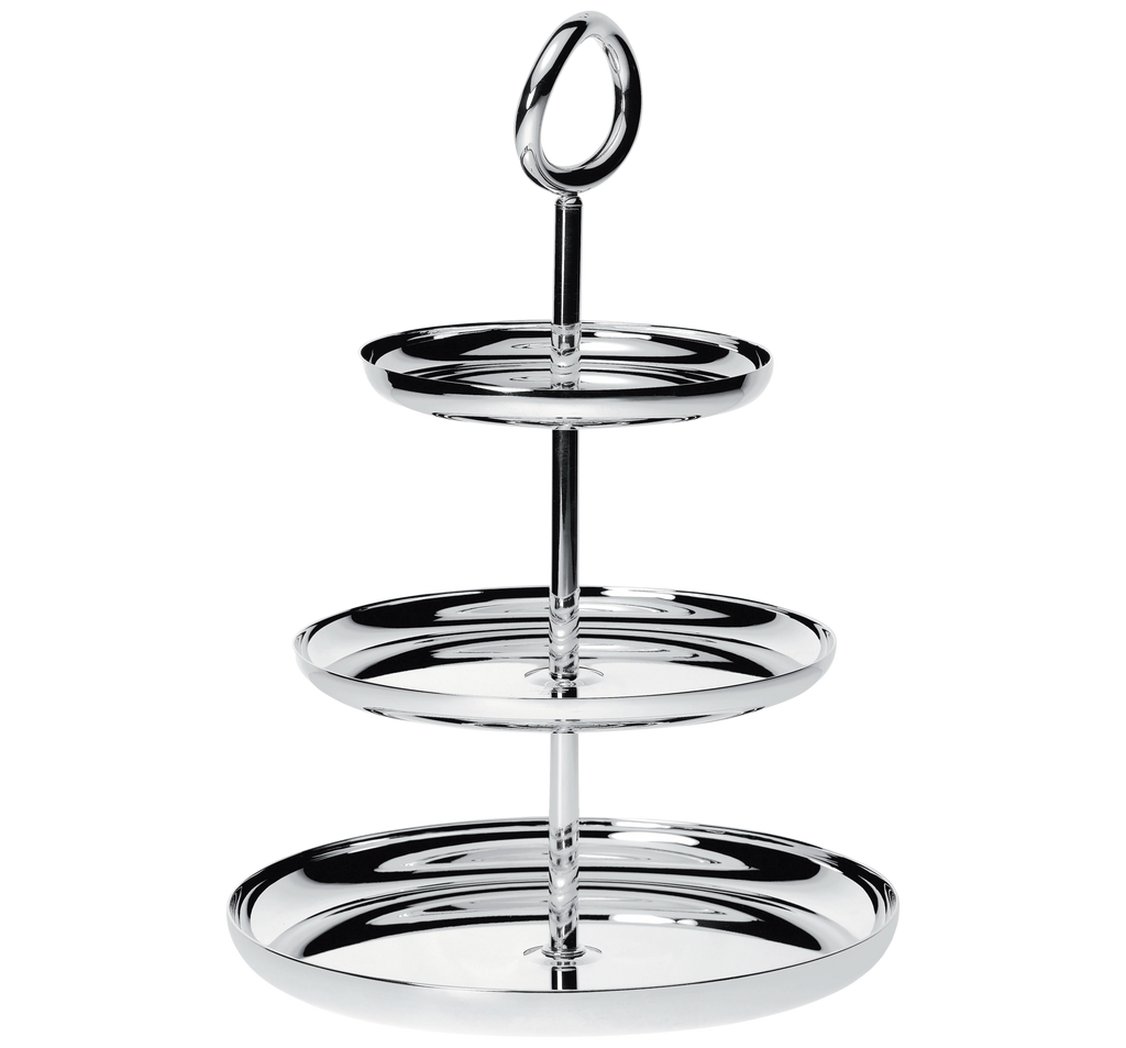 Vertigo Silver-plated 3-Tier Pastry Stand