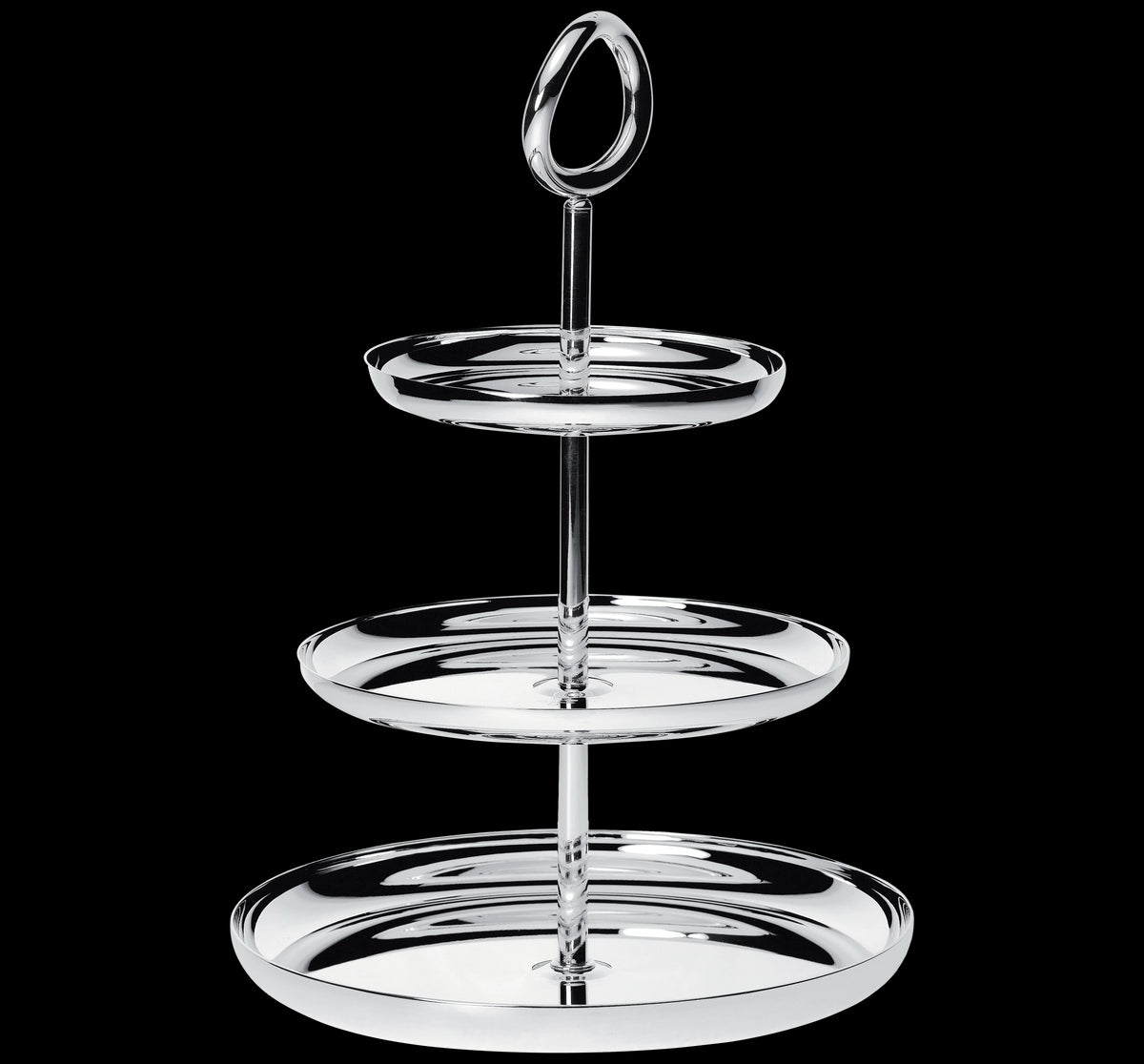Vertigo Silver-plated 3-Tier Pastry Stand