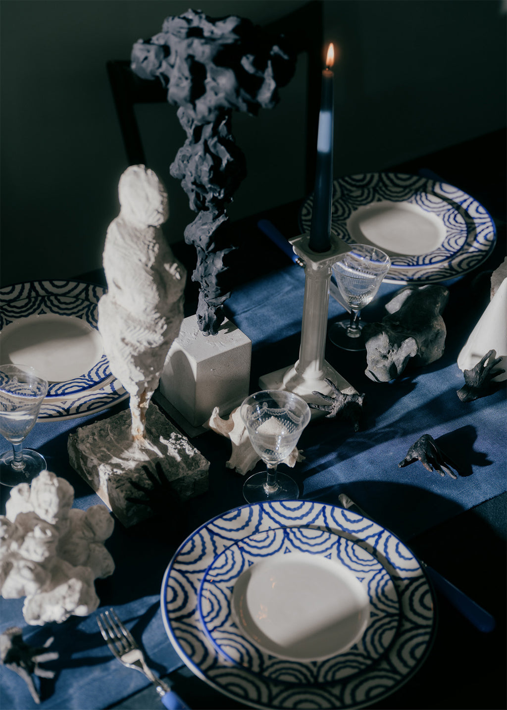 Blue Tabla Side Plate