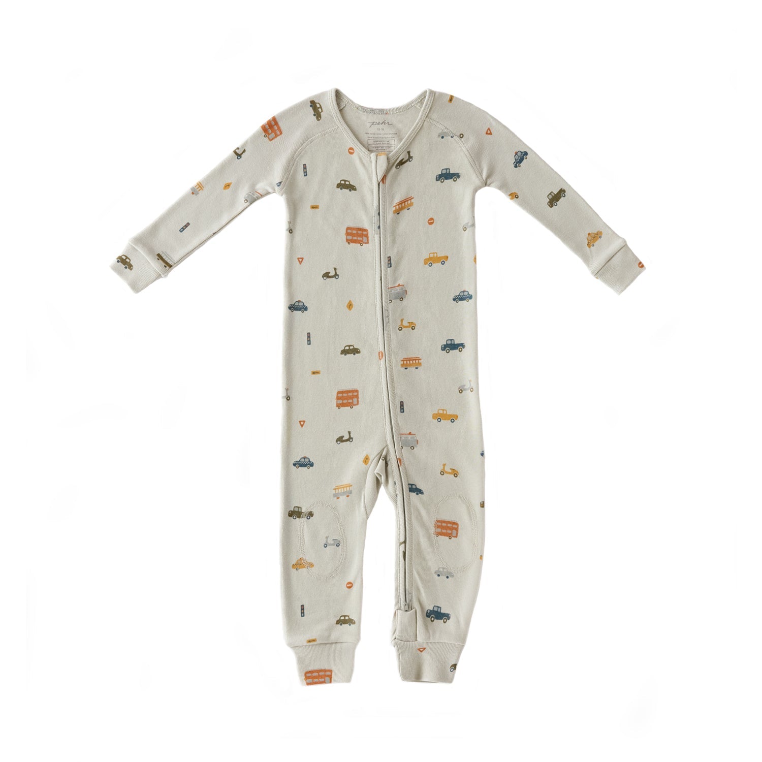 Ribbed Baby Footless Sleeper in Rush Hour Mist