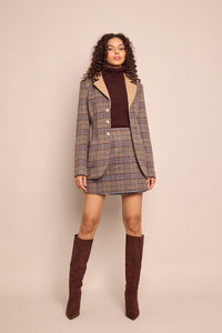 Kitty Skirt in Allen Plaid