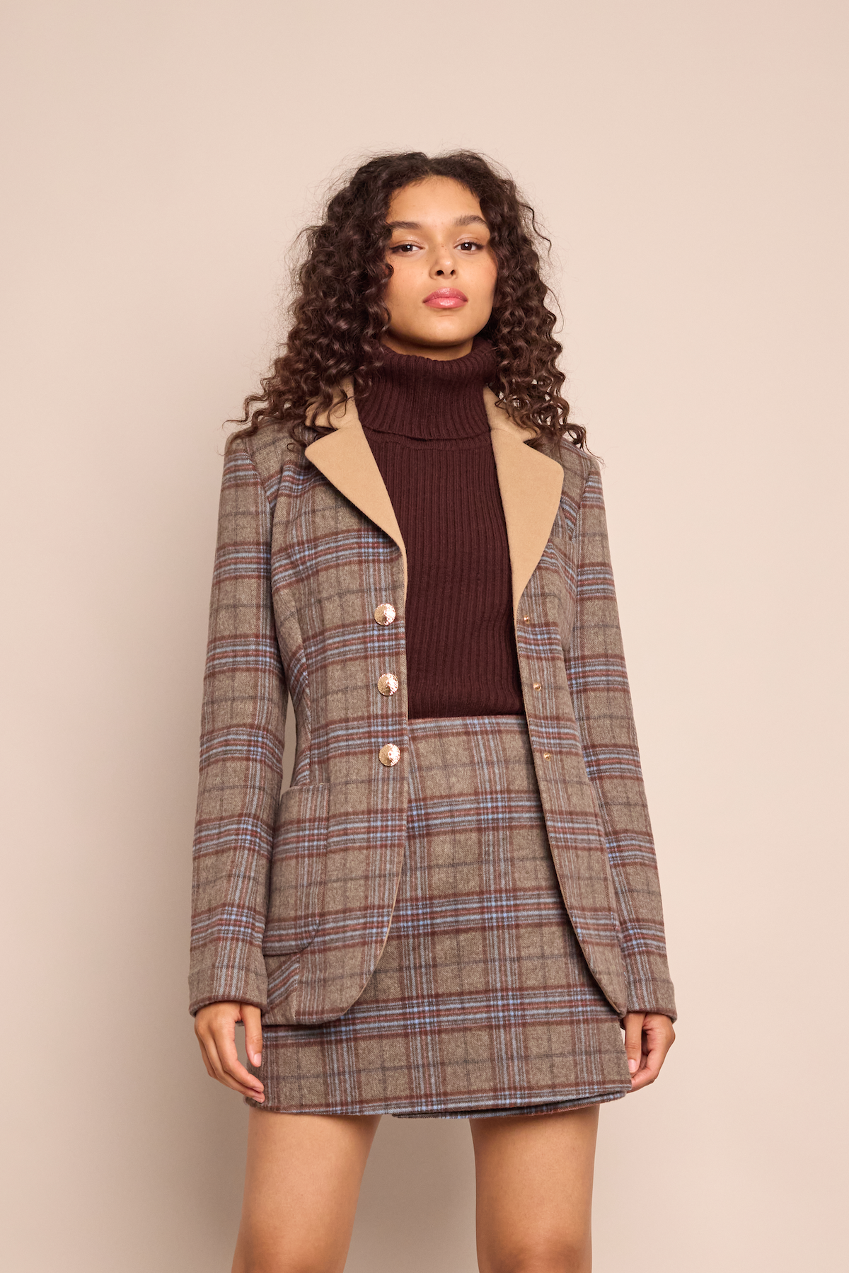 Ross Blazer in Allen Plaid