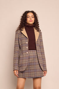 Ross Blazer in Allen Plaid