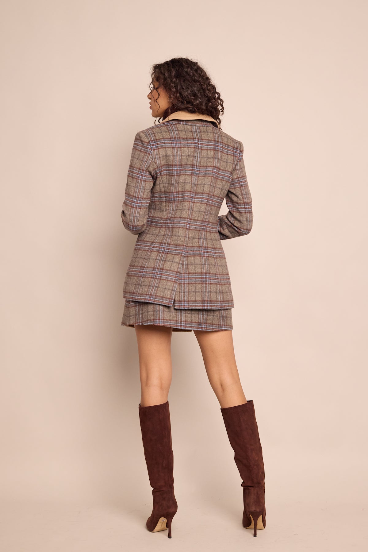 Kitty Skirt in Allen Plaid